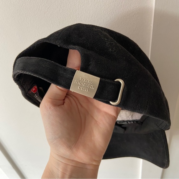 Vintage Mclaren Mercedes Mika Hakkinen Hat Black Rare - Picture 4 of 4